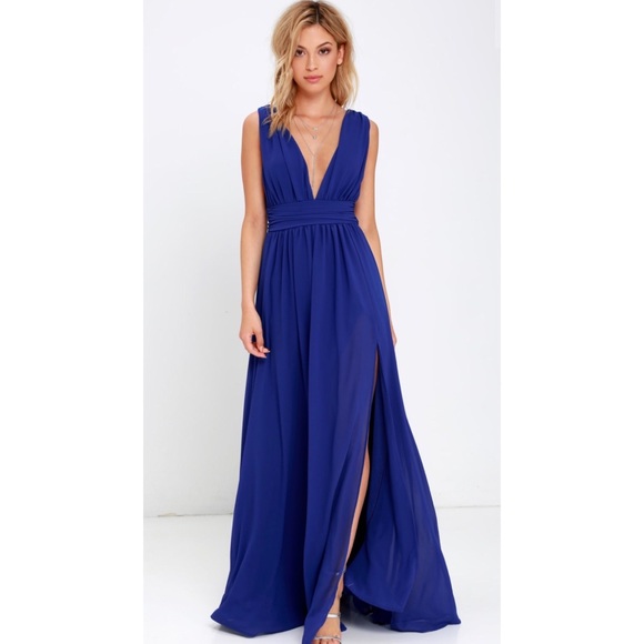 Lulus Dresses & Skirts - Lulu’s Heavenly Hues Maxi dress in blue